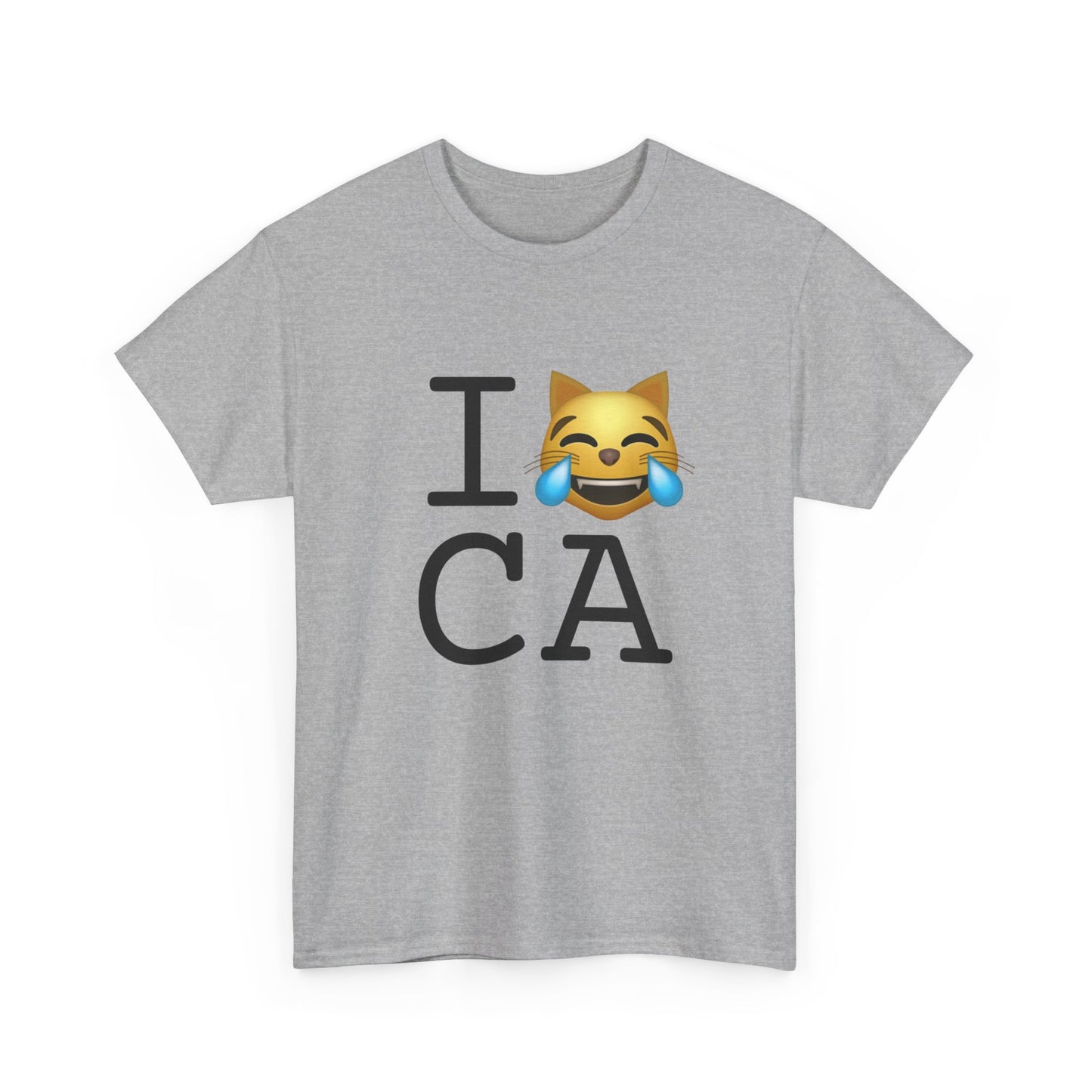 "I'm Laughing like a Cat at California" Tee