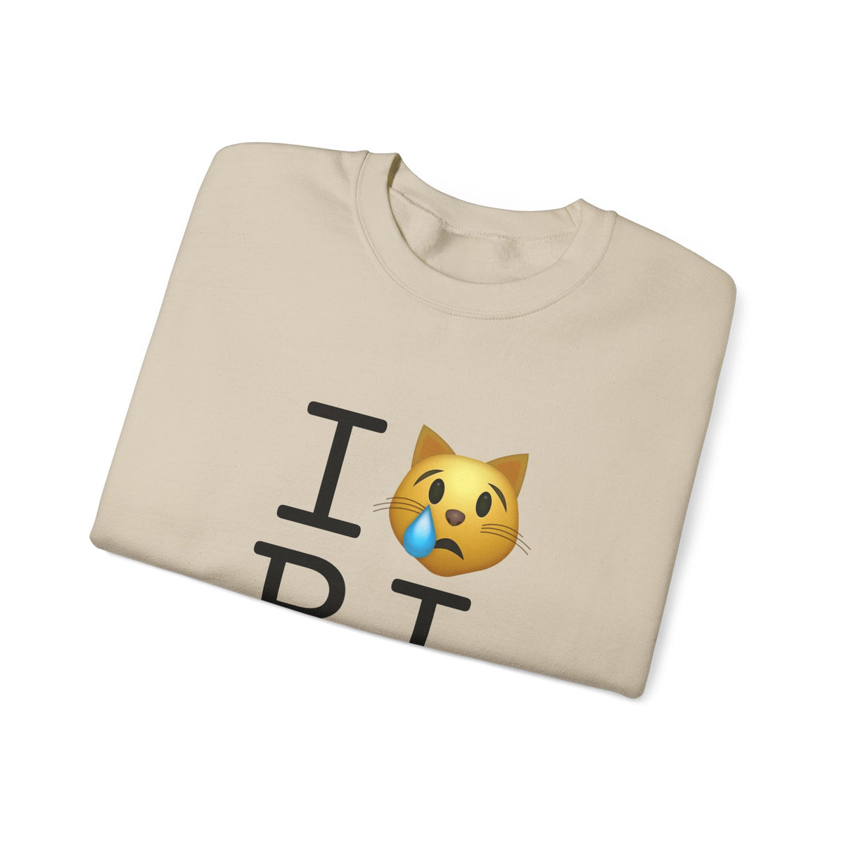 "I'm a Crying Cat about Rhode Island" Sweatshirt