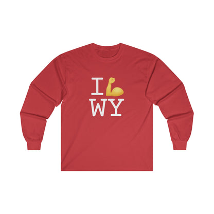 "I Flex in/on Wyoming" Long Sleeve Shirt