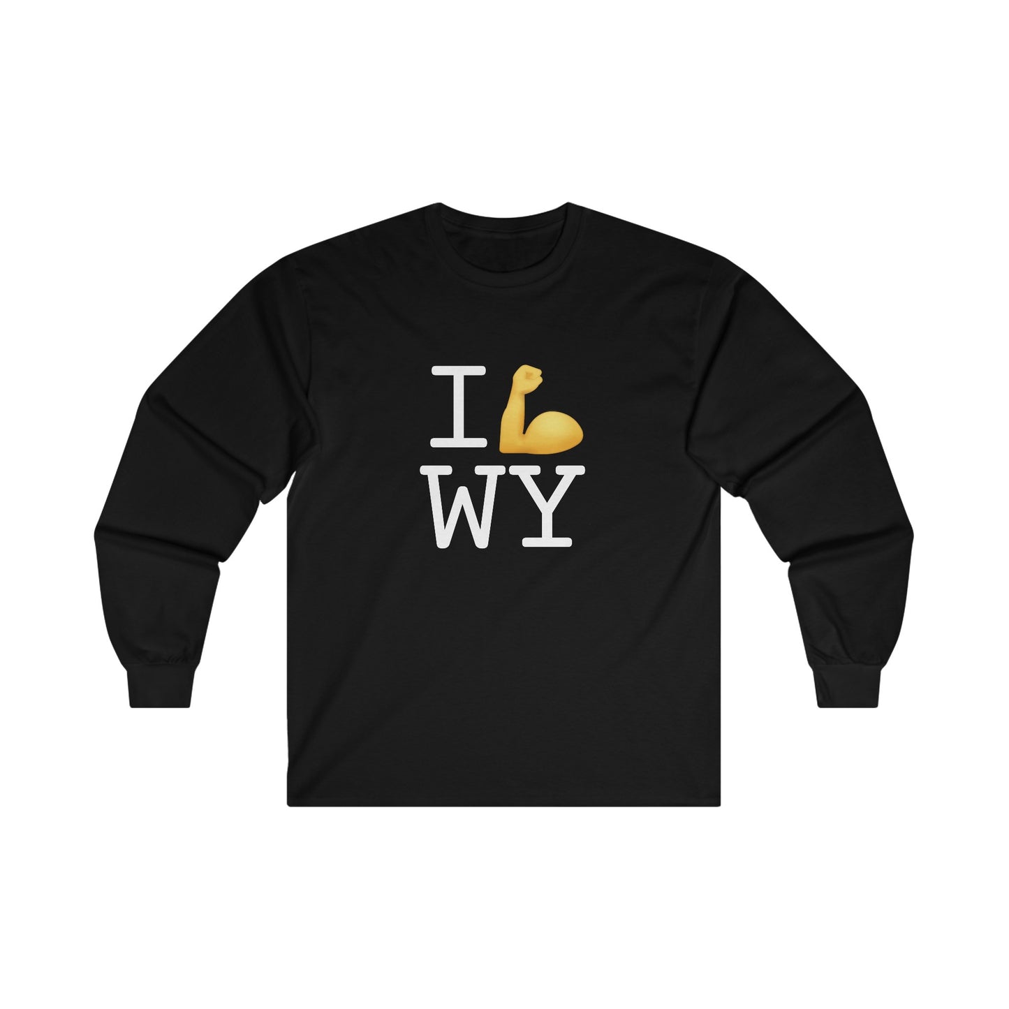 "I Flex in/on Wyoming" Long Sleeve Shirt