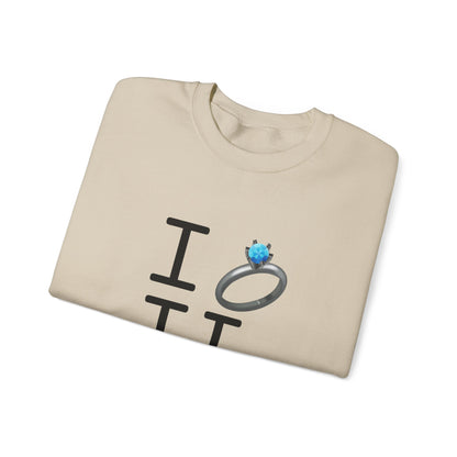 "I'm Married to (Diamond Ring) Illinois" Sweatshirt