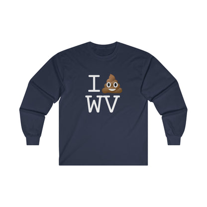 "I Poop in West Virginia" Long Sleeve Shirt