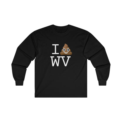 "I Poop in West Virginia" Long Sleeve Shirt