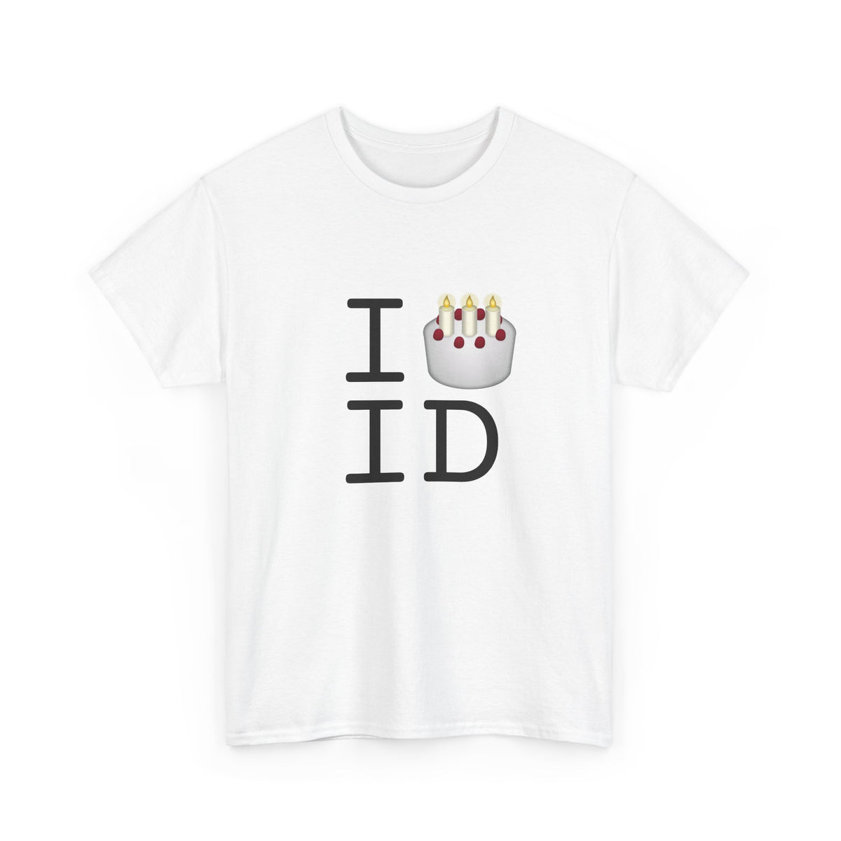 "I Birthday Cake Idaho" Tee