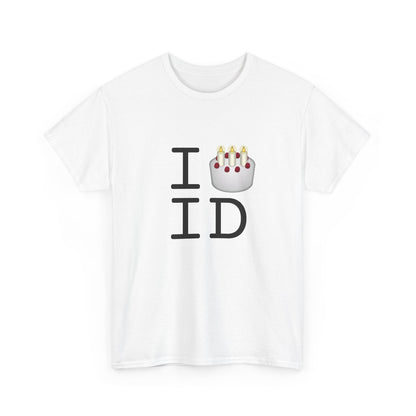 "I Birthday Cake Idaho" Tee