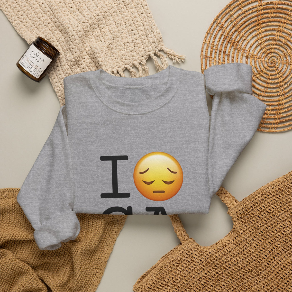 "I'm Depressed about California" Sweatshirt