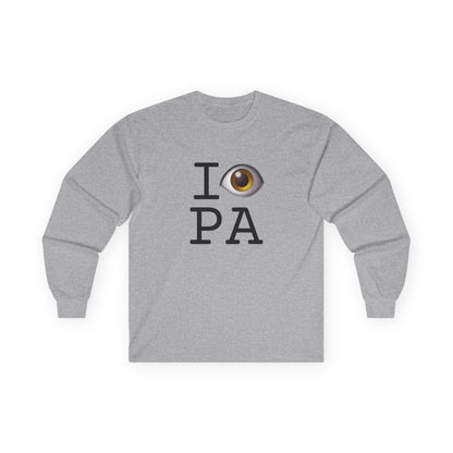 "I See (Eye) Pennsylvania" Long Sleeve Shirt