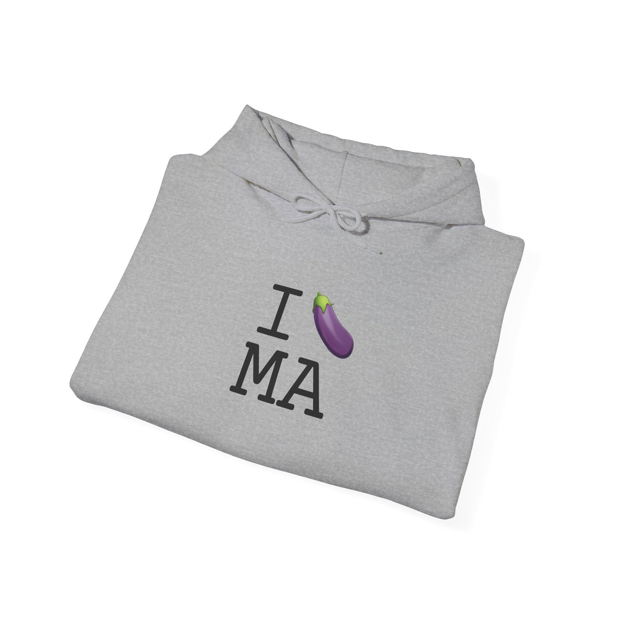 "I Eggplant Massachusetts" Hoodie