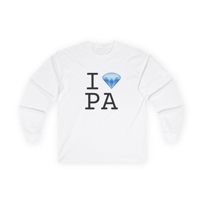 "I Diamond Pennsylvania" Long Sleeve Shirt