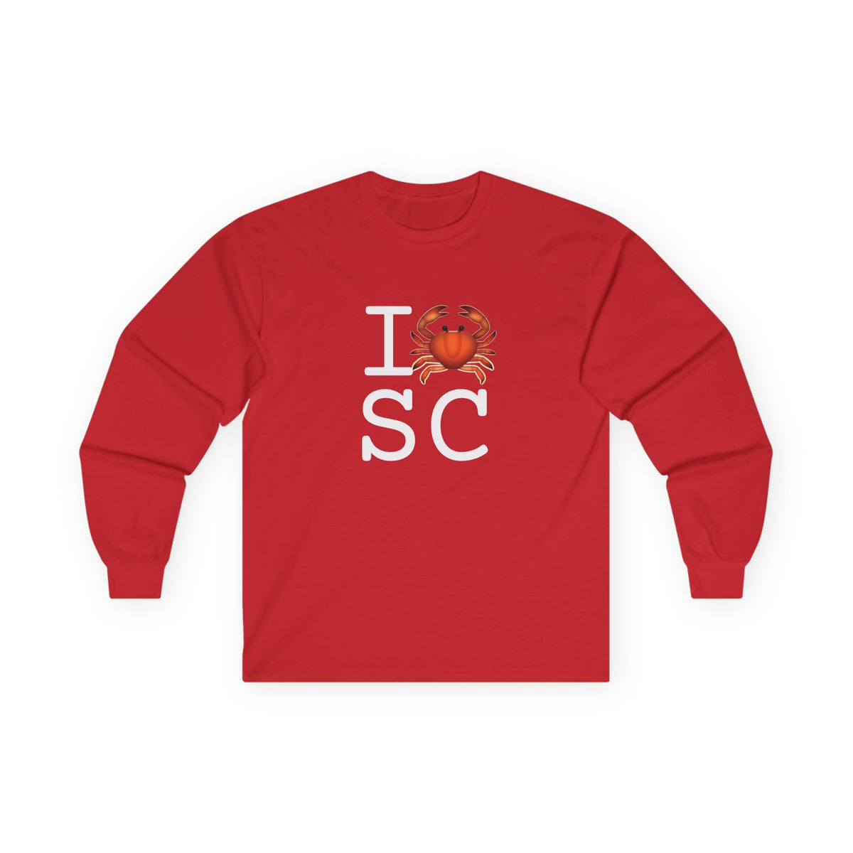 "I Crab South Carolina" Long Sleeve Shirt