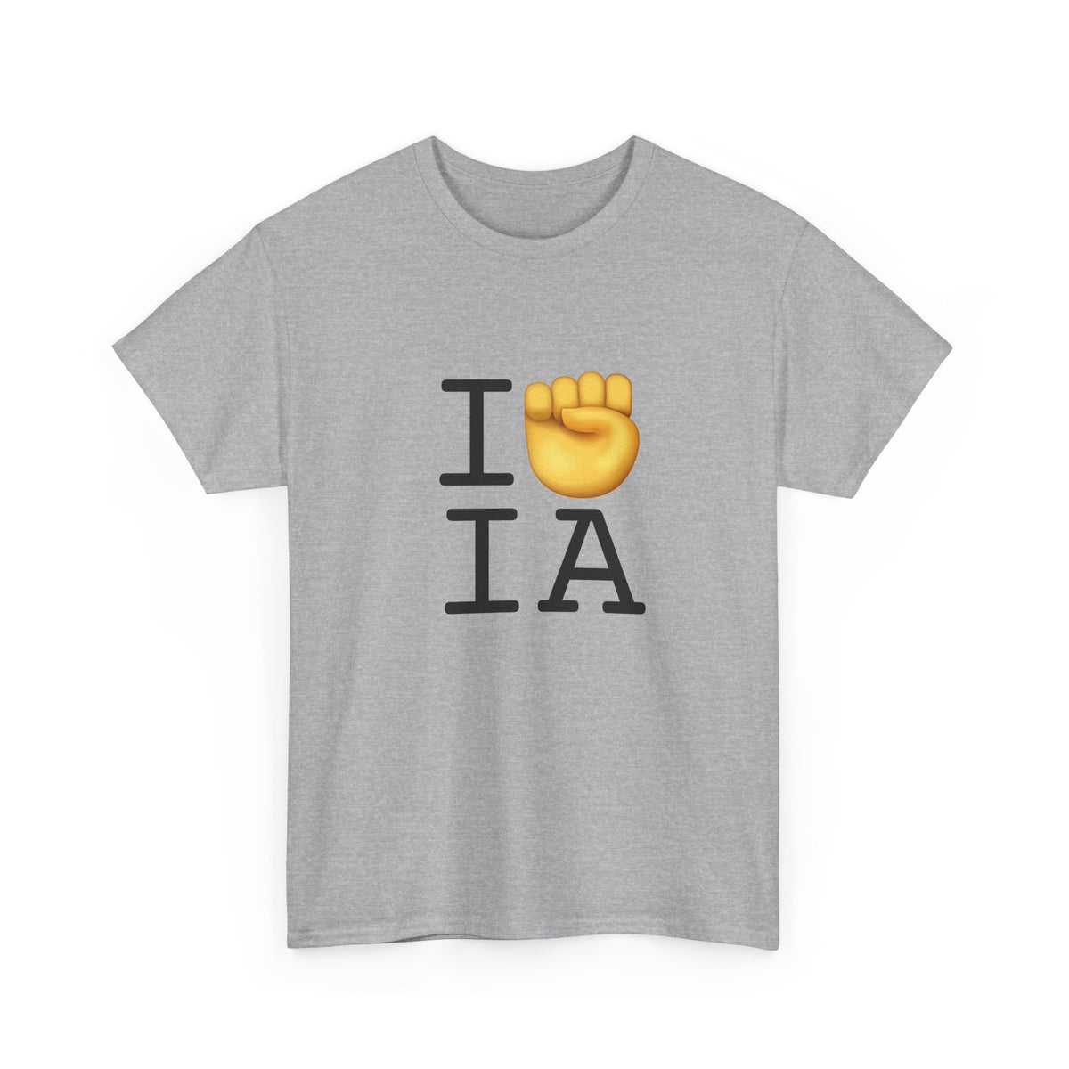 "I Raise my Fist with Iowa" Tee