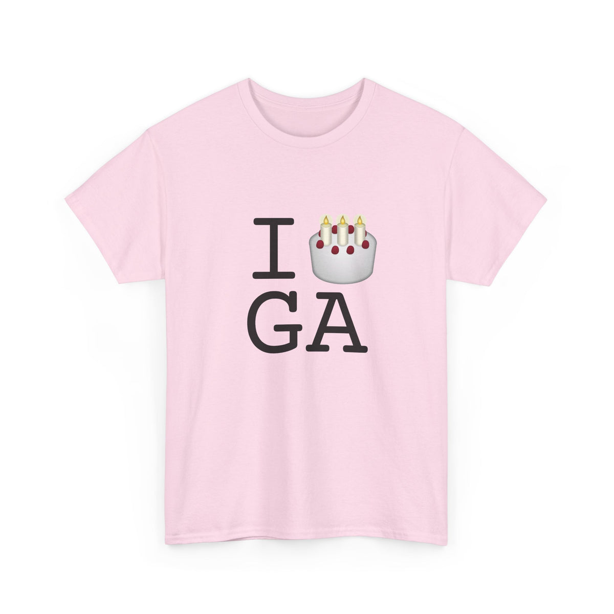 "I Birthday Cake Georgia" Tee