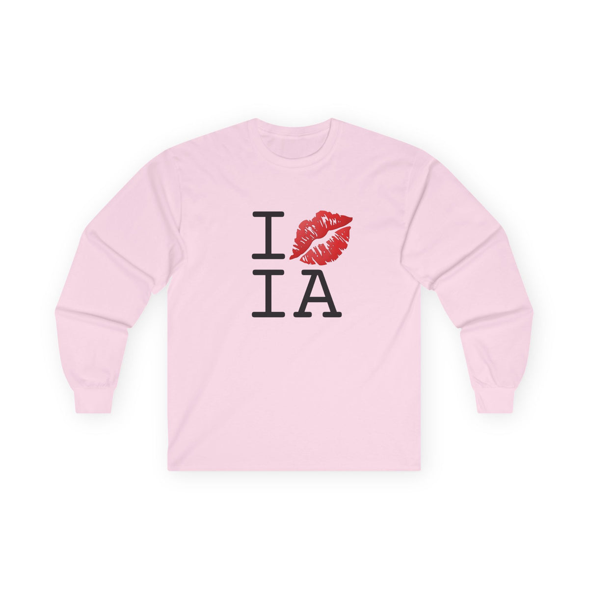 "I Kiss Mark Iowa" Long Sleeve Shirt