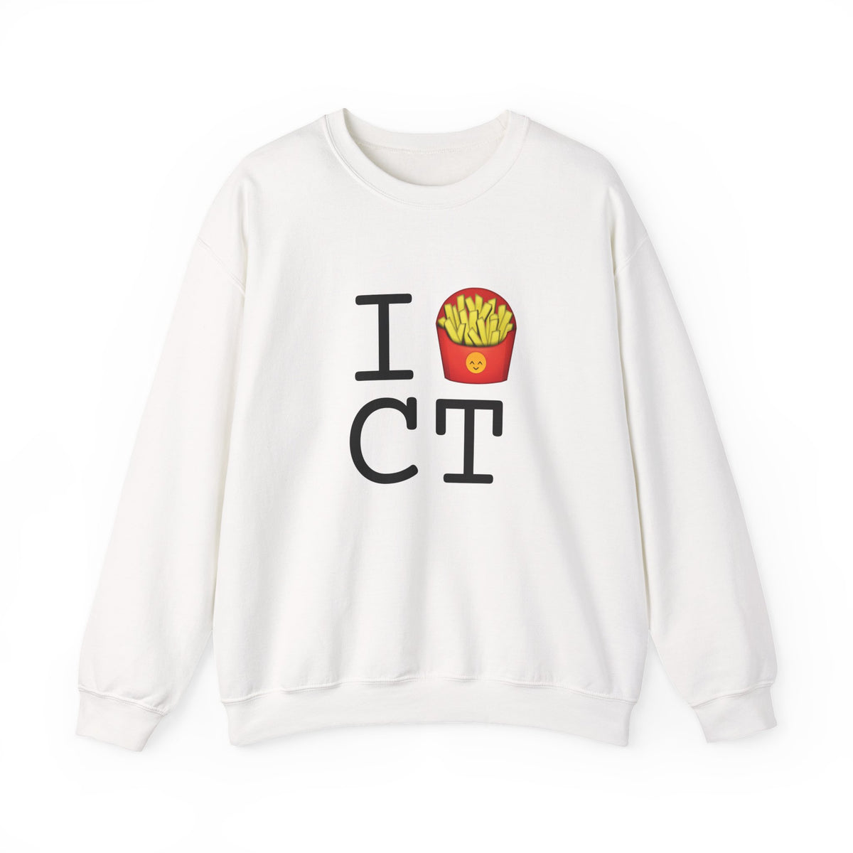 "I French Fries Connecticut" Sweatshirt
