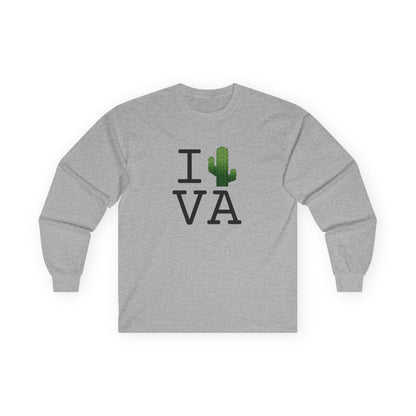 "I Cactus Virginia" Long Sleeve Shirt