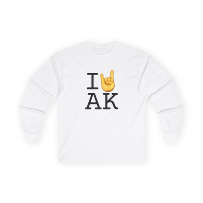"I Rock On with Alaska" Long Sleeve Shirt