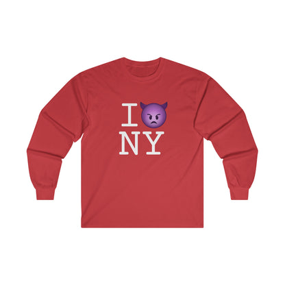 "I'm an Angry Devil about New York" Long Sleeve Shirt