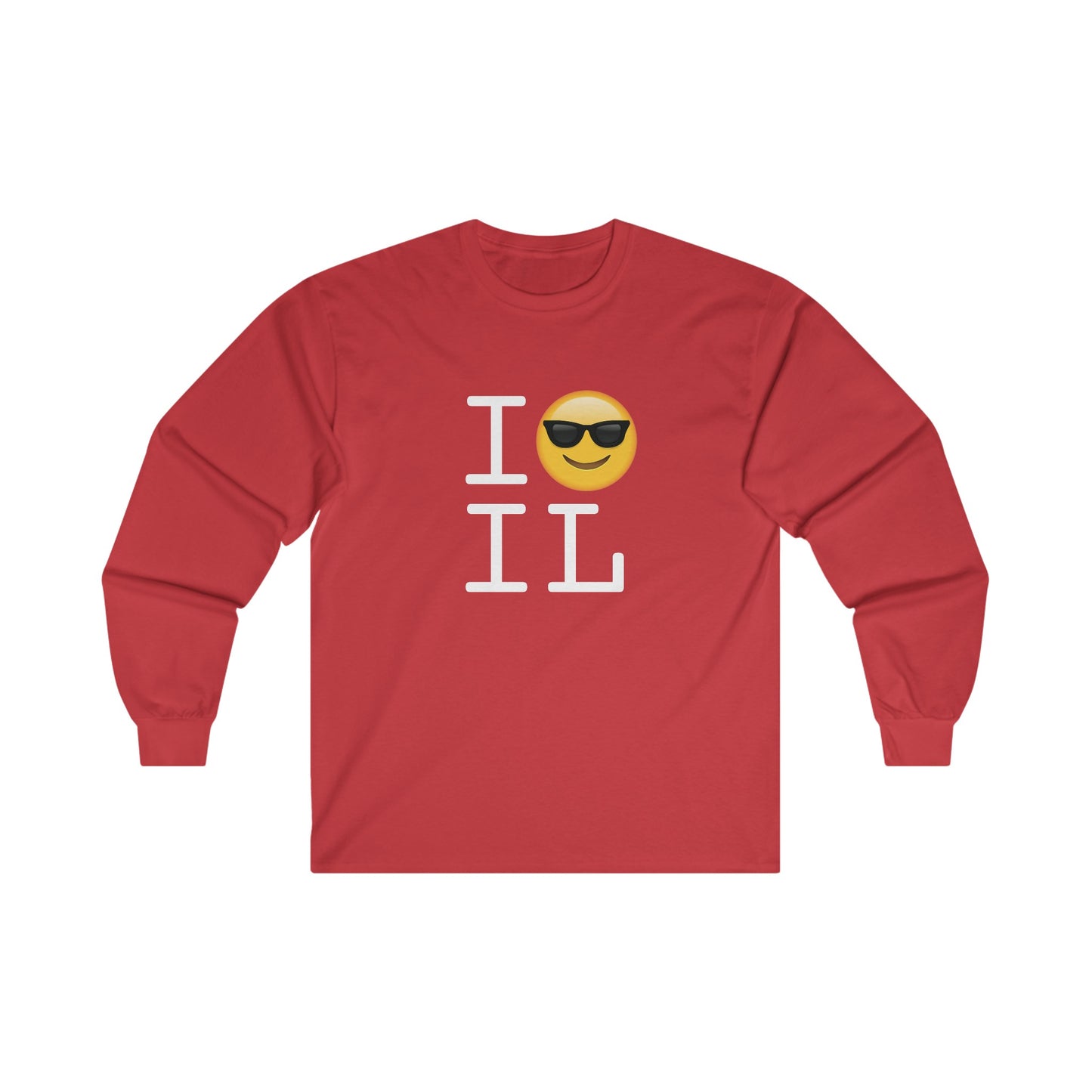 "I'm Cool with Illinois" Long Sleeve Shirt