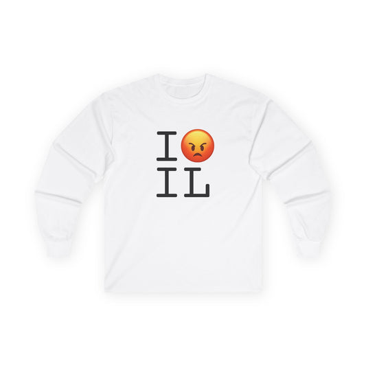"I'm Angry about Illinois" Long Sleeve Shirt