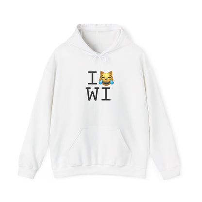 "I'm Laughing like a Cat at Wisconsin" Hoodie