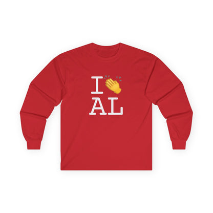 "I Applaud Alabama" Long Sleeve Shirt