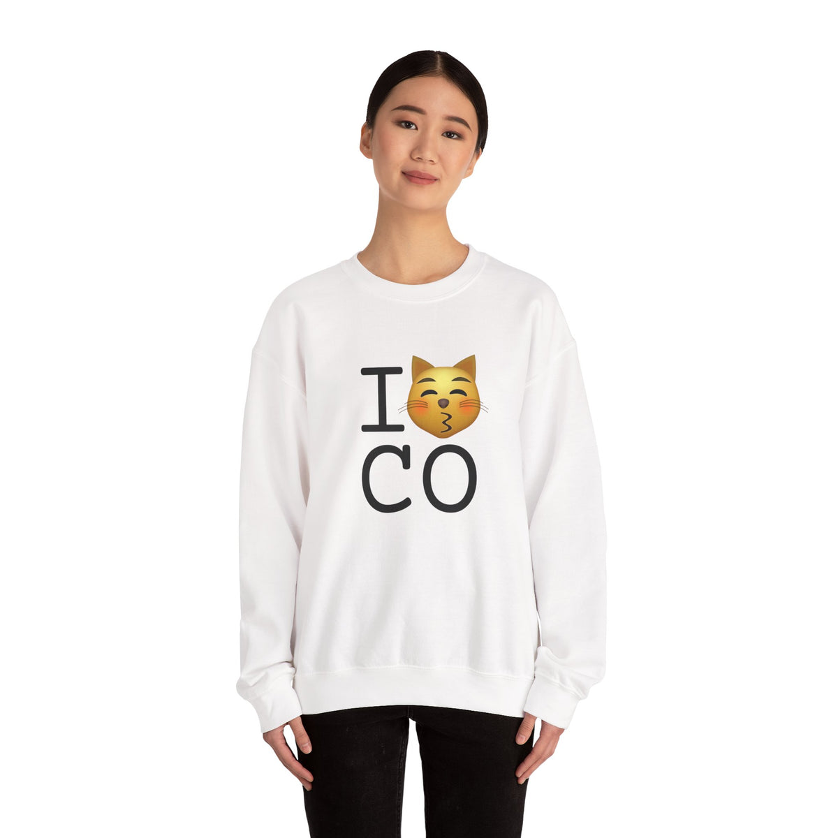 "I'm a Kissing Cat toward Colorado" Sweatshirt