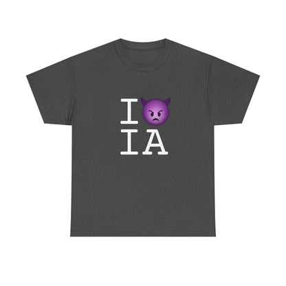 "I'm an Angry Devil about Iowa" Tee