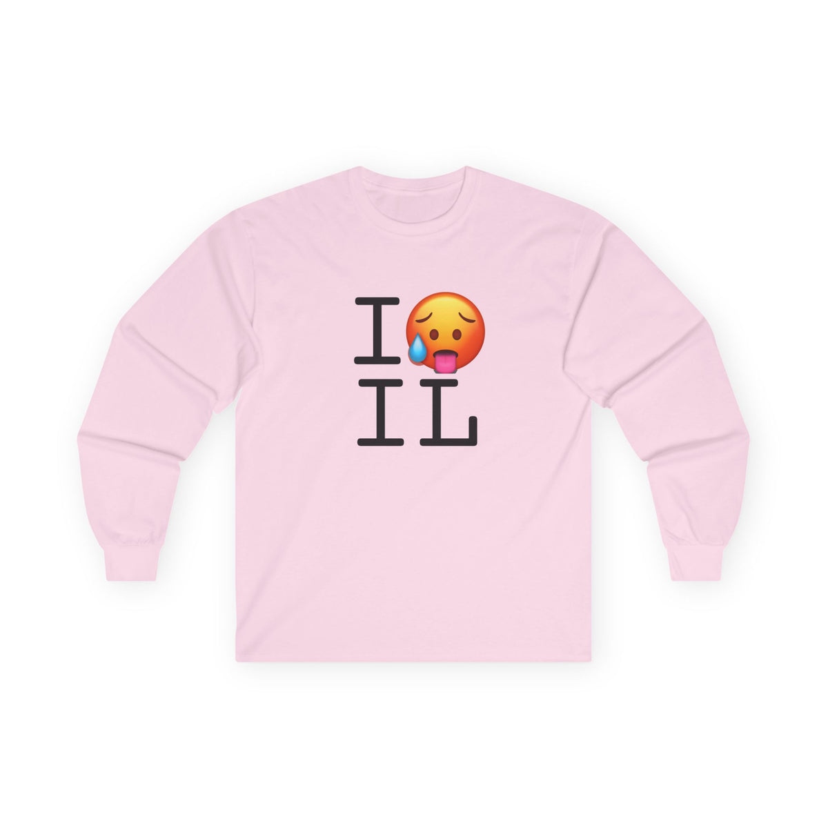 "I'm Hot in Illinois" Long Sleeve Shirt