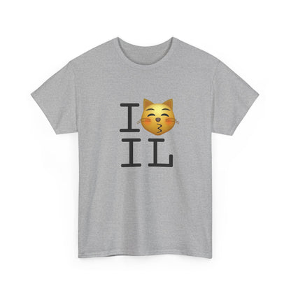 "I'm a Kissing Cat toward Illinois" Tee