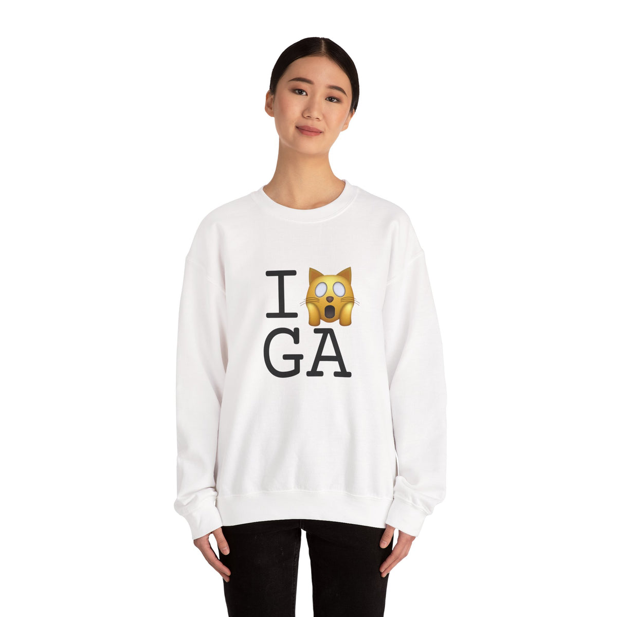 "I'm a Scaredy Cat about Georgia" Sweatshirt