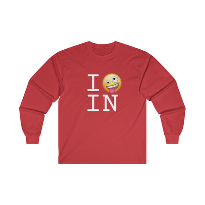 "I'm Crazy about Indiana" Long Sleeve Shirt