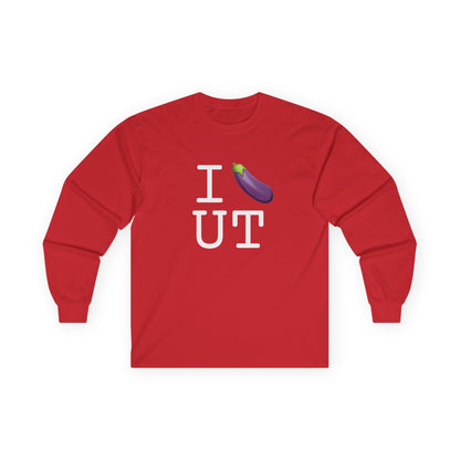 "I Eggplant Utah" Long Sleeve Shirt
