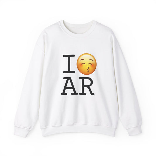 "I Kiss Arkansas" Sweatshirt