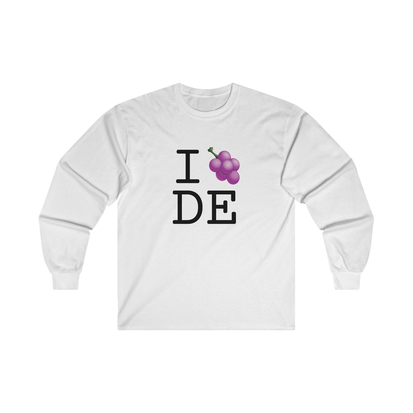 "I Grape Delaware" Long Sleeve Shirt