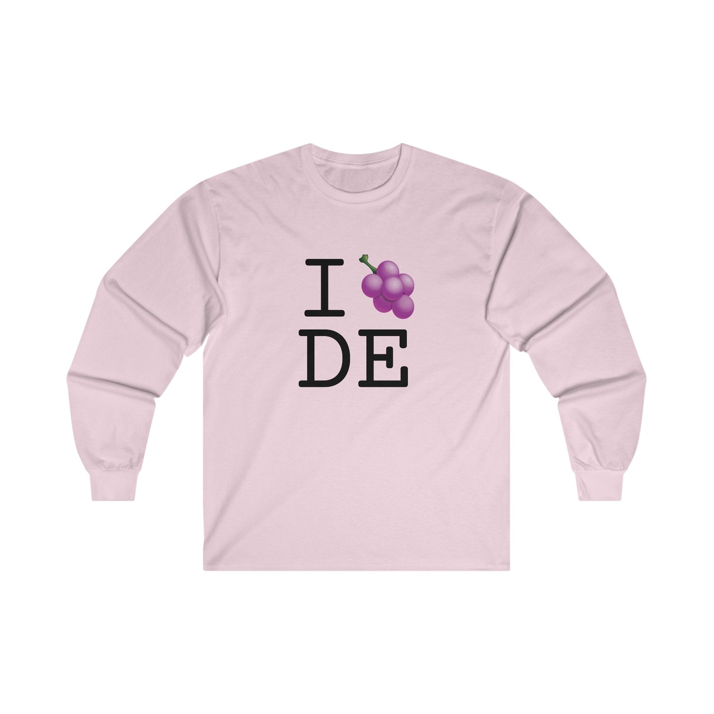 "I Grape Delaware" Long Sleeve Shirt