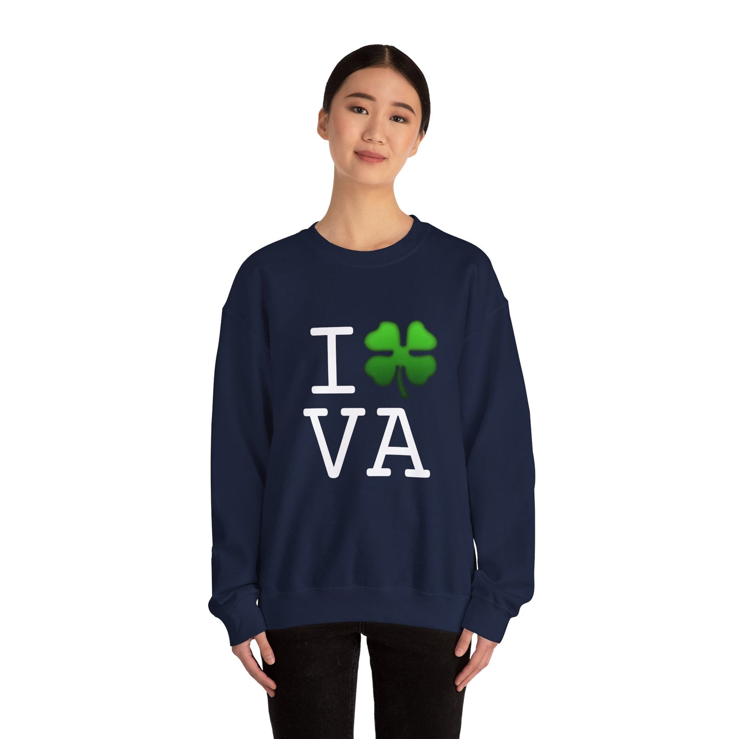 "I'm Lucky (Clover) in Virginia" Sweatshirt