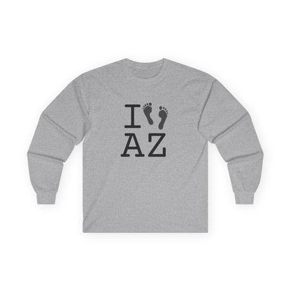 "I leave Footsteps in Arizona" Long Sleeve Shirt