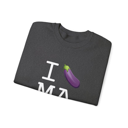 "I Eggplant Massachusetts" Sweatshirt