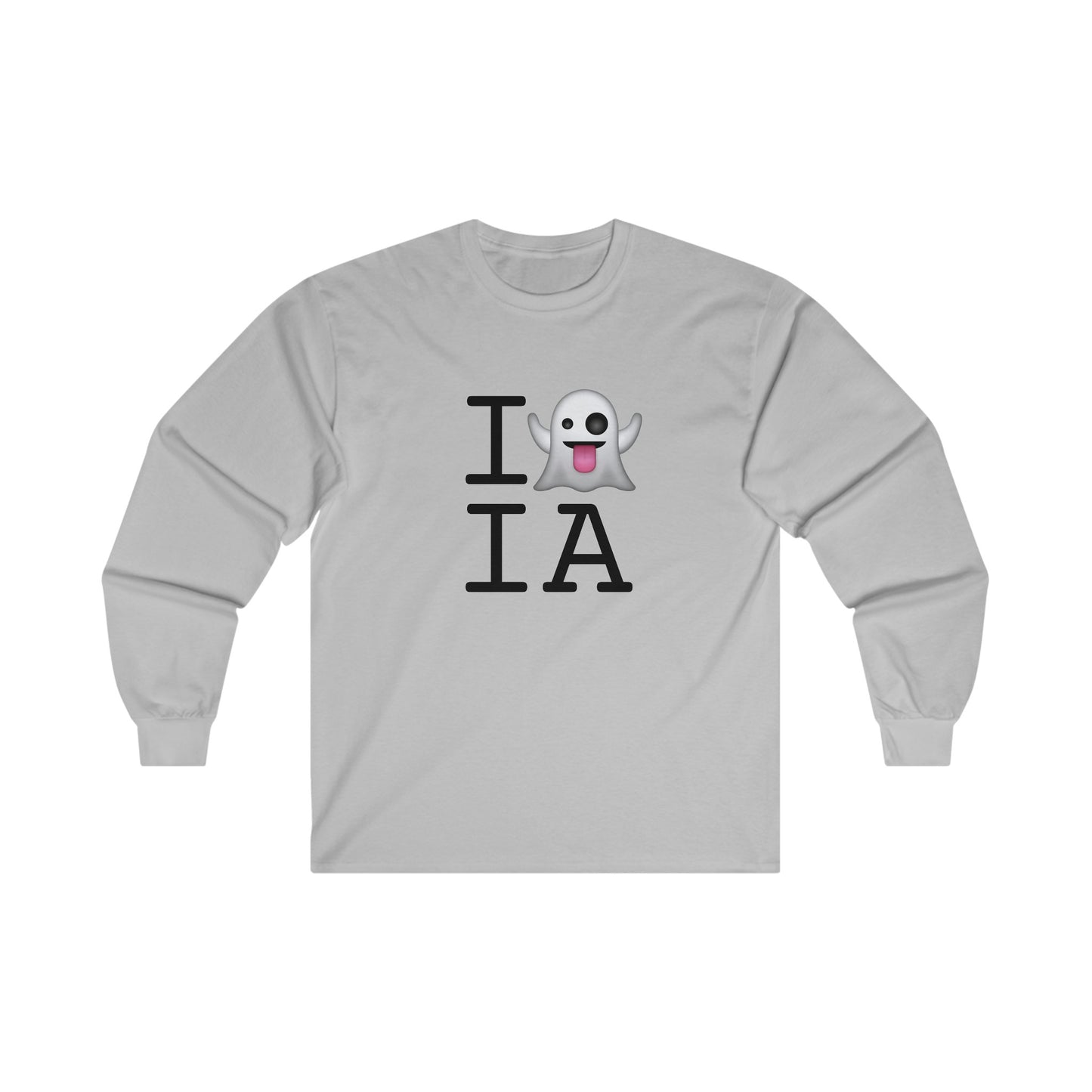 "I'm Ghosting Iowa" Long Sleeve Shirt