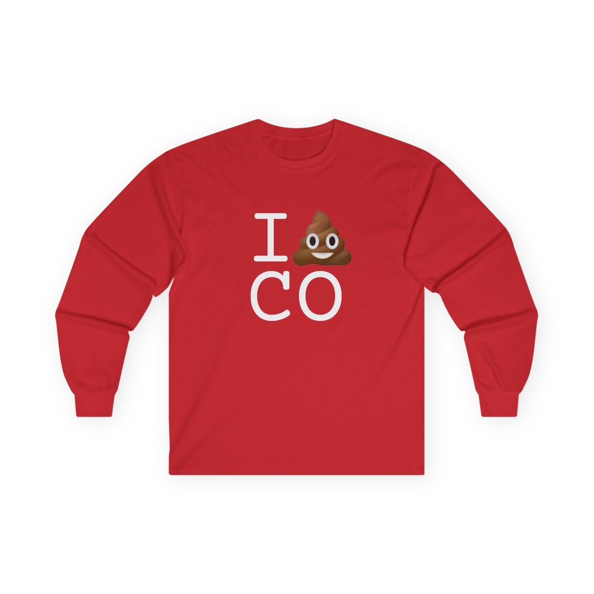 "I Poop in Colorado" Long Sleeve Shirt