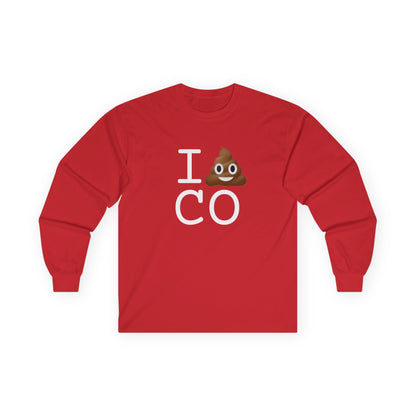 "I Poop in Colorado" Long Sleeve Shirt