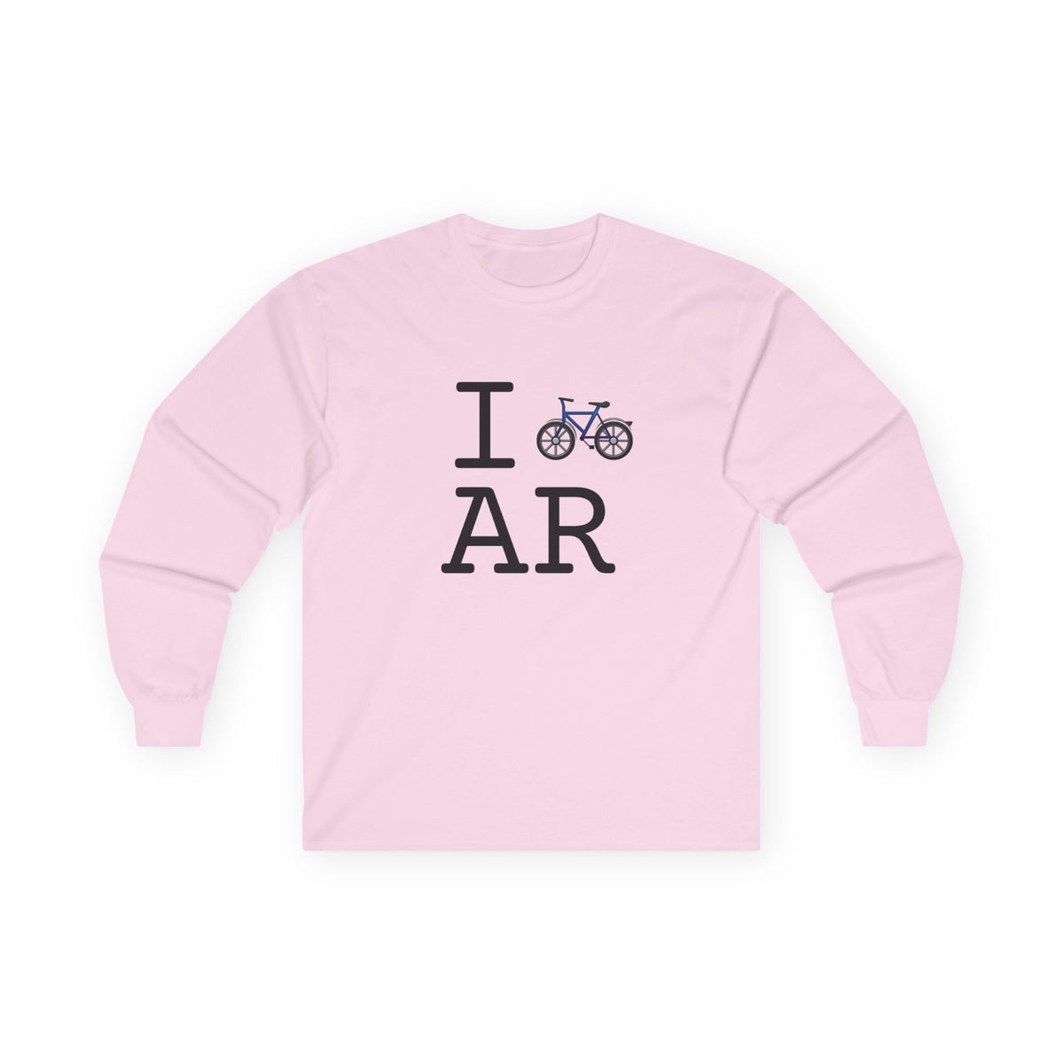 "I Bicycle Arkansas" Long Sleeve Shirt