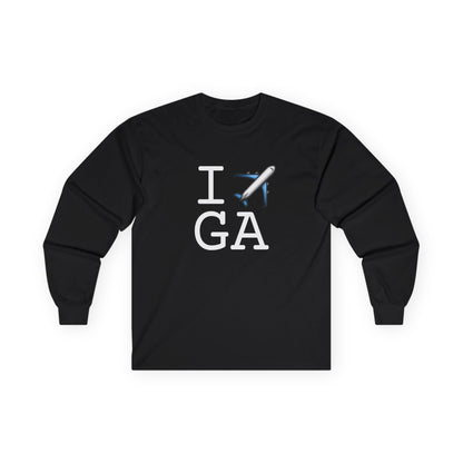"I Fly Over Georgia" Long Sleeve Shirt