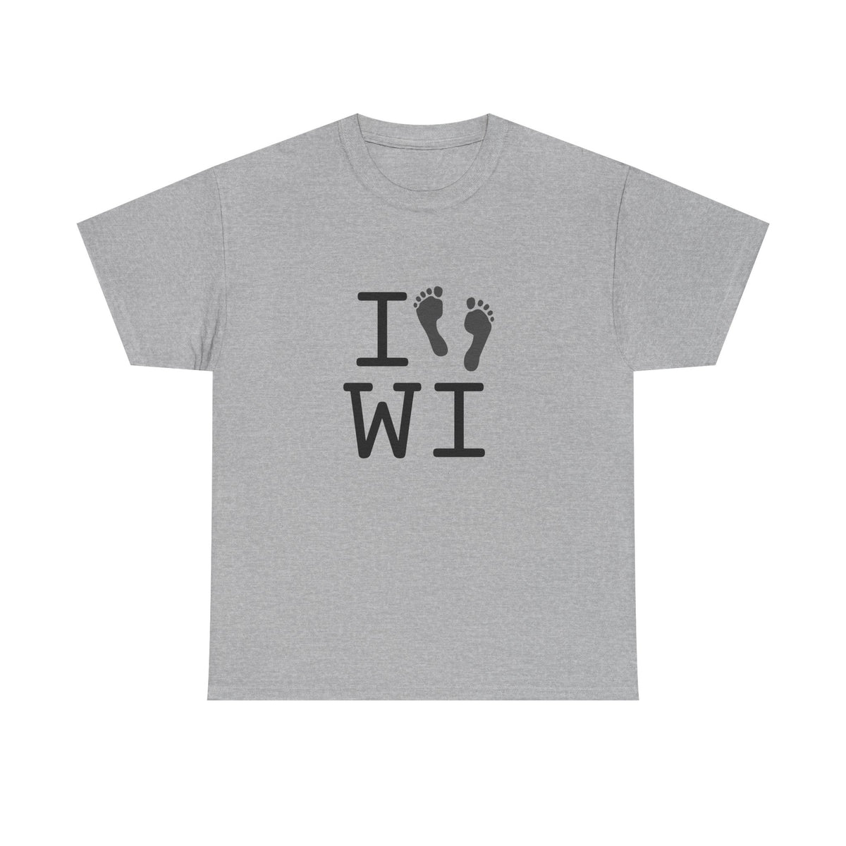 "I leave Footsteps in Wisconsin" Tee