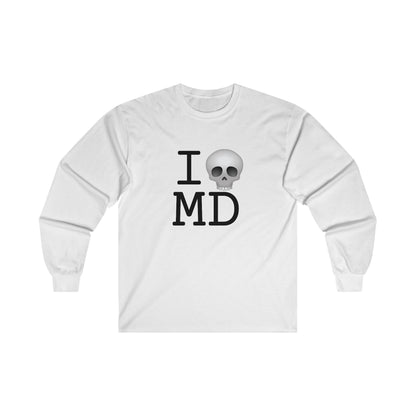 "I'm Dead in Maryland" Long Sleeve Shirt