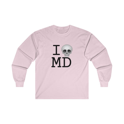 "I'm Dead in Maryland" Long Sleeve Shirt