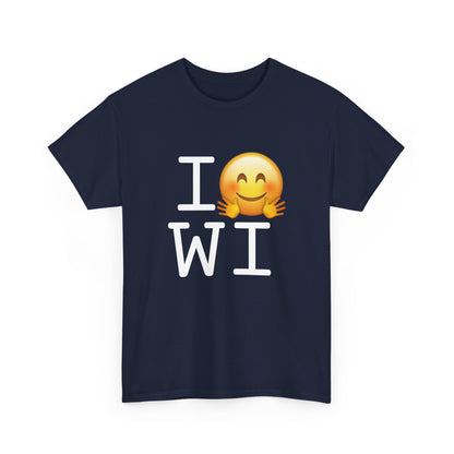 "I Hug Wisconsin" Tee