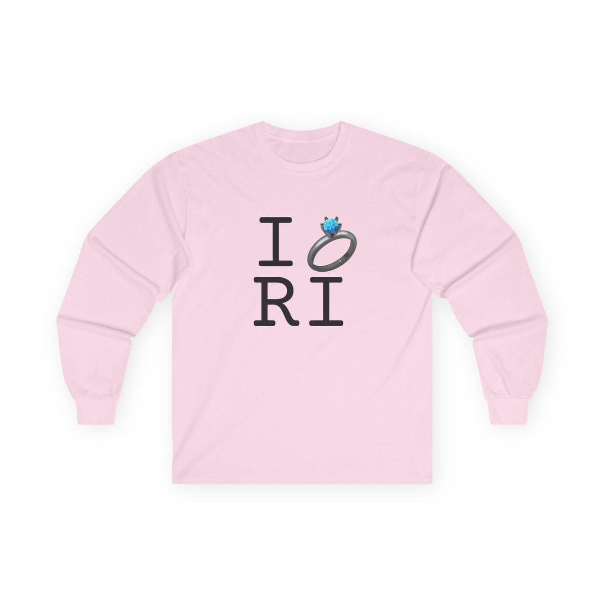 "I'm Married to (Diamond Ring) Rhode Island" Long Sleeve Shirt