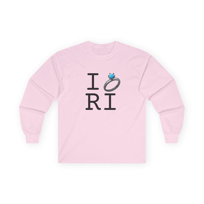 "I'm Married to (Diamond Ring) Rhode Island" Long Sleeve Shirt