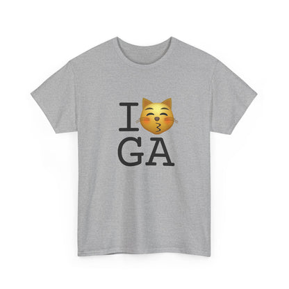 "I'm a Kissing Cat toward Georgia" Tee